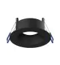 Noxion Spot LED Ares Profond ring Noir - avec Inner Cercle  Noir | Diamètre 68mm - incl. GU10 Fitting